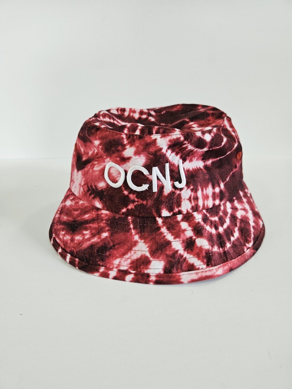 Vintage Legacy 1992 OCNJ Ocean City NJ Jersey Shore Pink Tie-Dyed Y2K Bucket Hat